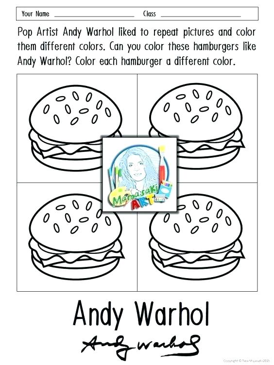 564x752 Andy Warhol Coloring Pages Coloring Book Andy Warhol Colouring