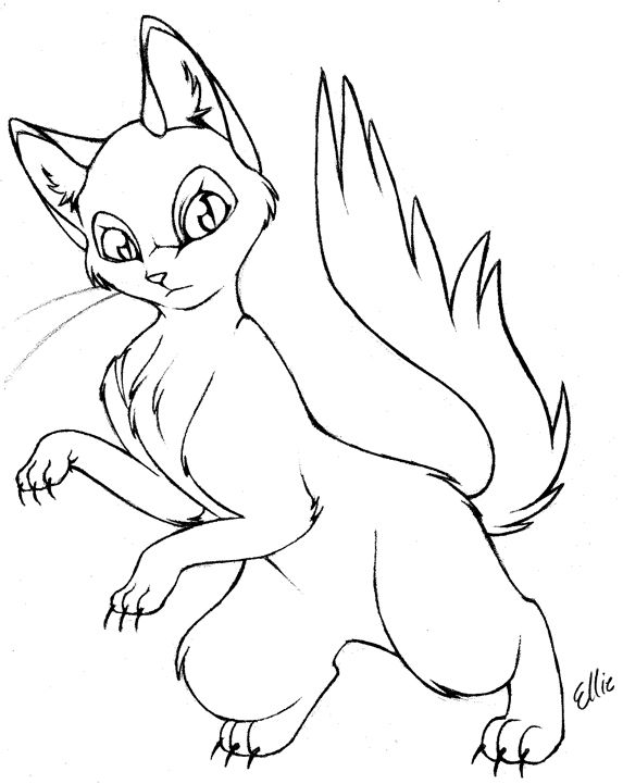 573x721 Warrior Cats Coloring Pages For Kids