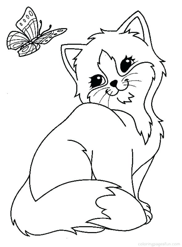 590x800 Cats Coloring Pages Cats And Kitten Coloring Pages Kids Cat Free
