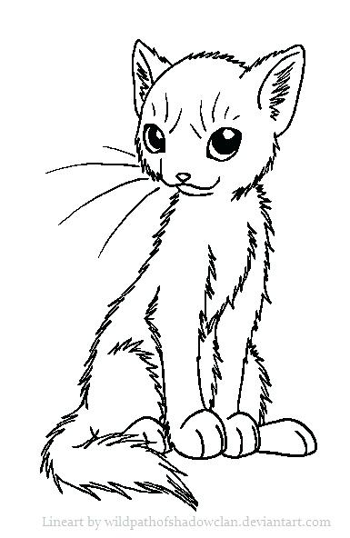 385x592 Astounding Cool Warrior Cats Coloring Print Pages Sitting Pretty