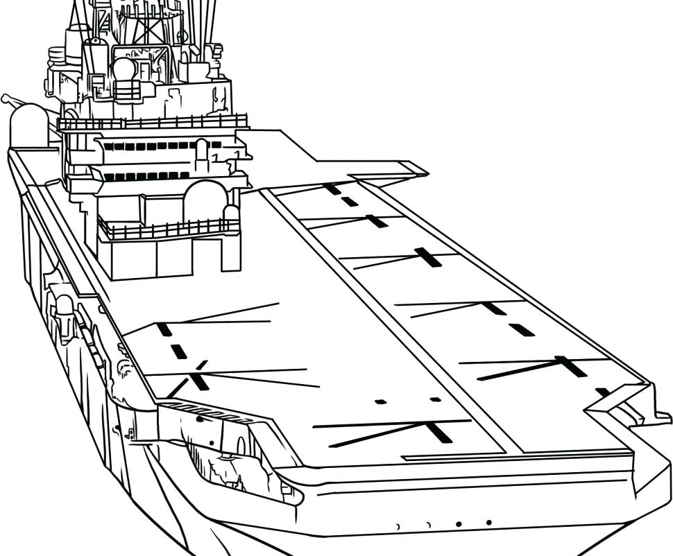 970x802 Aircraft Carrier Coloring Page Aircraft Carrier Coloring Pages