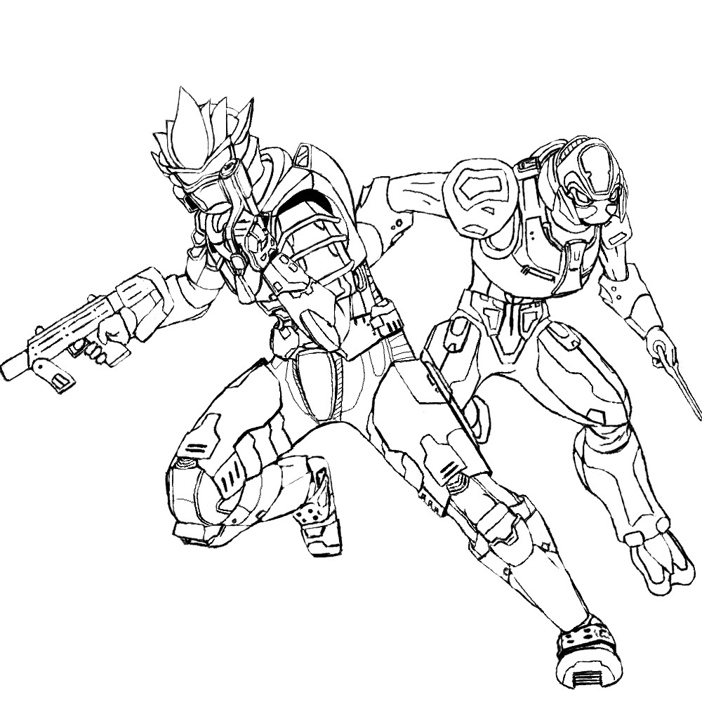 1000x1000 Halo Reach Warthog Coloring Page