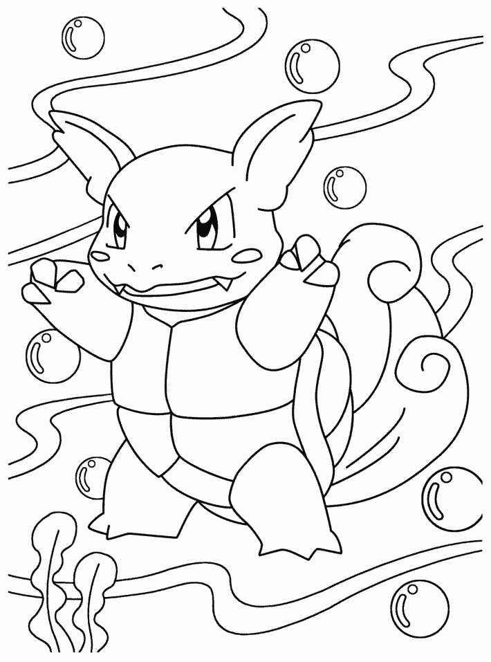 710x957 Pokemon Wartortle Coloring Page 01 Coloring Page Central