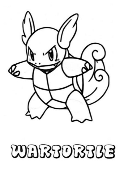 401x547 Wartortle Pokemon Coloring Page Amp Coloring Book