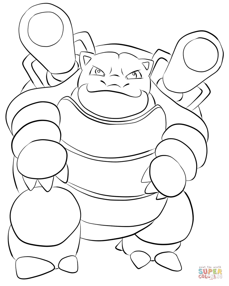 740x926 Blastoise Coloring Page Best Of Squirtle Wartortle Blastoise
