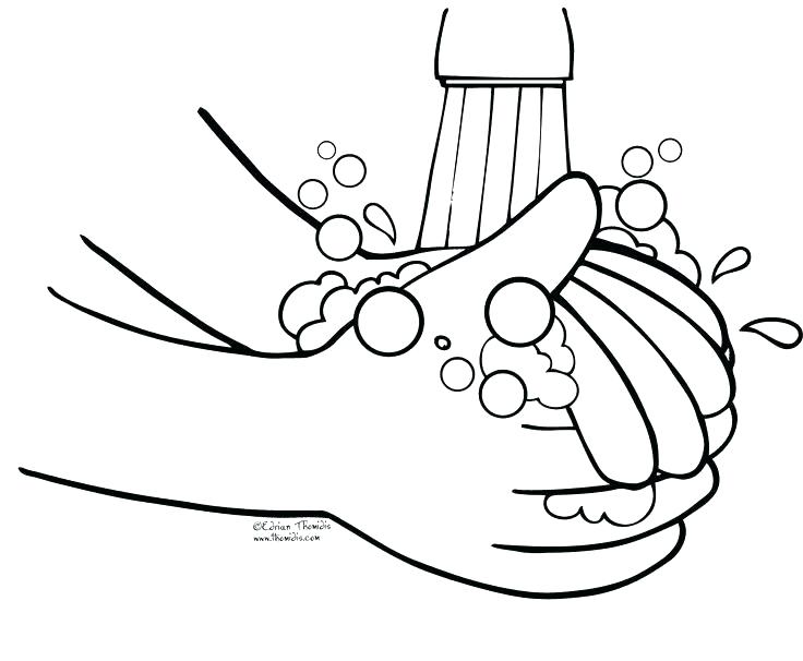 736x606 Hand Washing Coloring Pages Hand Washing Coloring Pages
