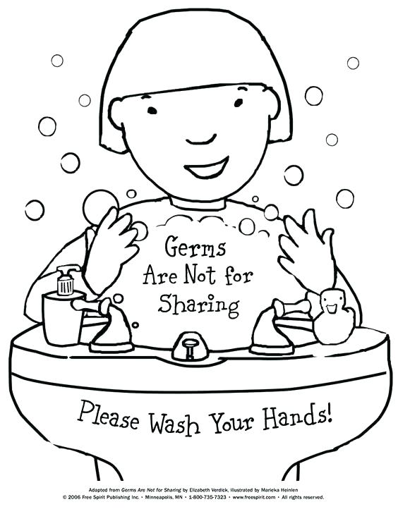 564x729 Hand Washing Coloring Sheet Washing Machine Coloring Page