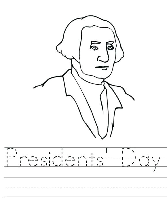 580x750 Washington Coloring Pages Coloring Page Presidents Day Coloring