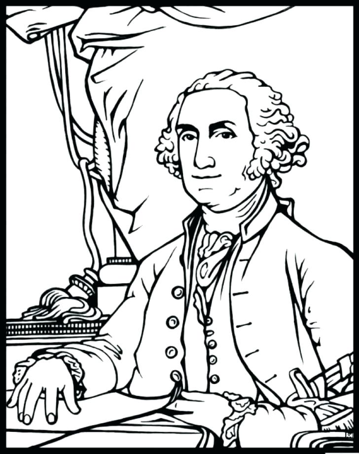 728x920 George Washington Coloring Sheet Color Page Free Coloring Pages