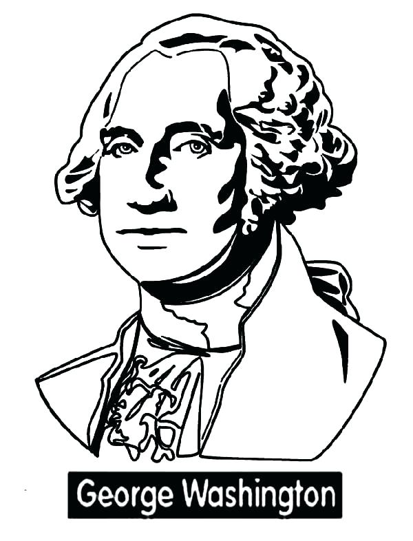 600x786 Coloring Page Of George Washington New Coloring Page Online