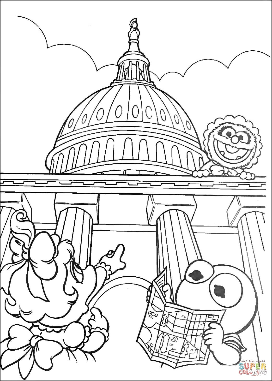 1133x1588 Muppets Babies Coloring Pages Free Coloring For Kids 2018