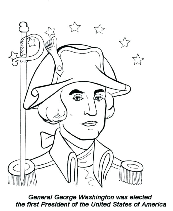 700x856 Washington Coloring Pages Coloring Sheet Presidents Day Coloring