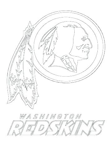 360x480 Redskins Coloring Pages Redskins Coloring Page Football Redskins