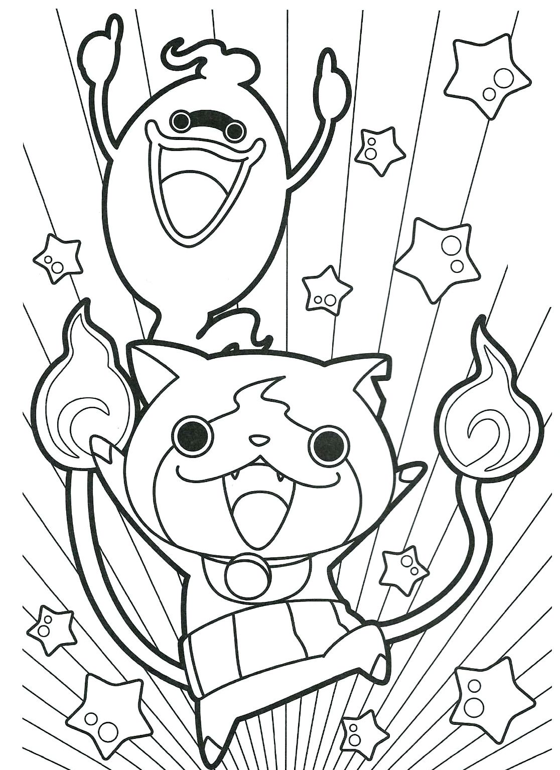 1116x1535 Coloriage Yo Watch Gratuits Imprimer