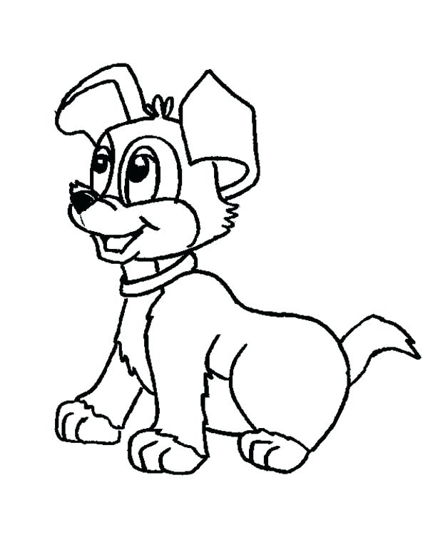 600x750 Dogs Coloring Pages Picture Of A Cute Dog Coloring Page Color