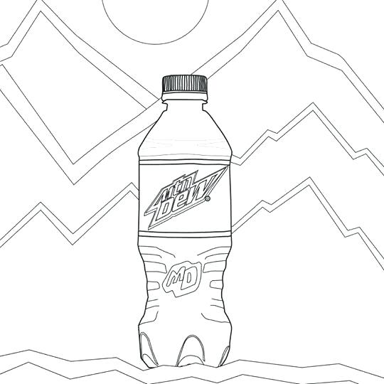540x540 Water Bottle Coloring Page Water Coloring Page Water Bottle