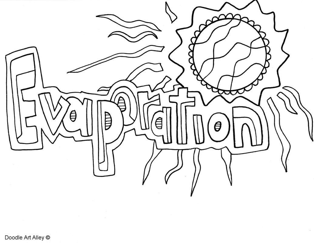 1035x800 Water Cycle Coloring Pages And Printables