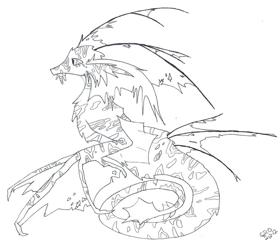 900x772 Realistic Dragon Coloring Pages Realistic Dragon Coloring Pages
