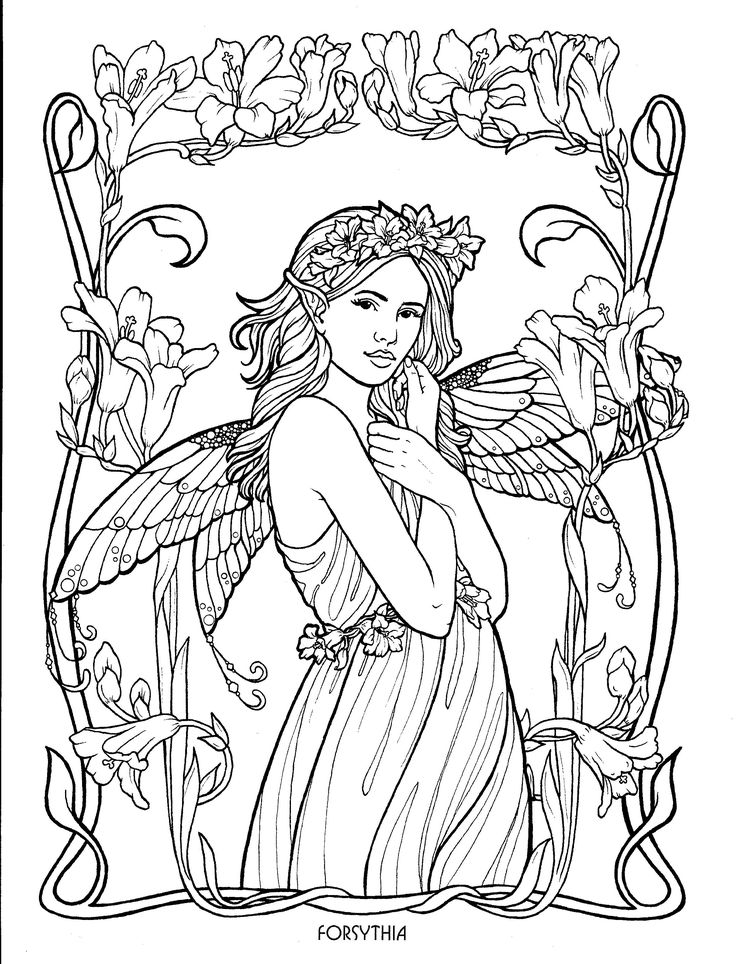 736x964 231 Best Colouringfairy Images On Draw, Elves And To Draw