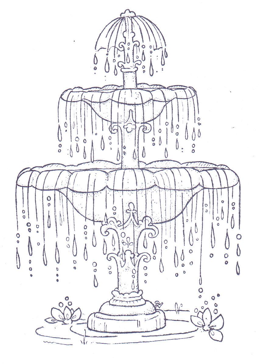 851x1199 One Of The Prettiest Fountain Patterns I'Ve Come Across. Lovely