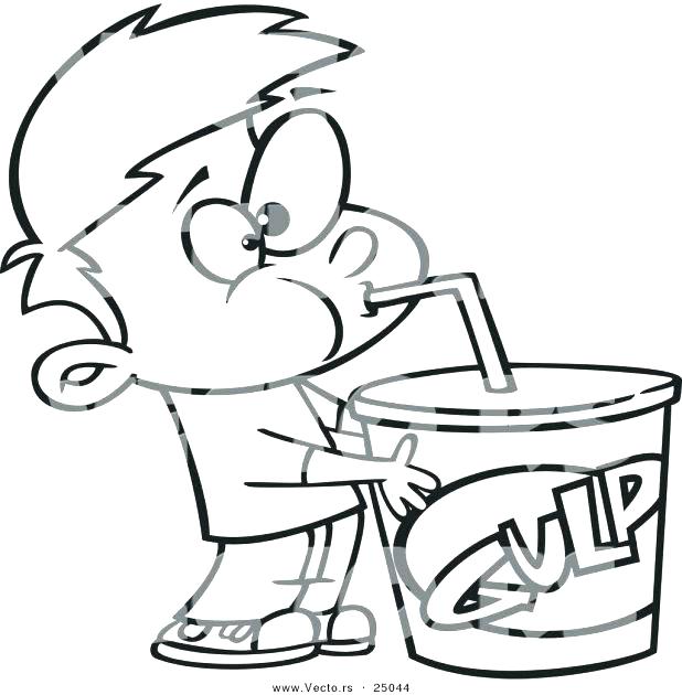 618x630 Water Bottle Coloring Page Curious Printable Coloring Pages Free