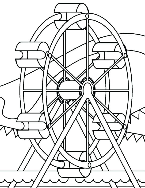 Water Park Coloring Pages