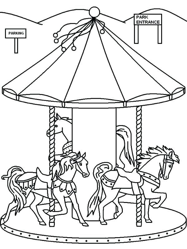 600x800 Amusement Park Coloring Pages Amusement Park Coloring Pages Theme