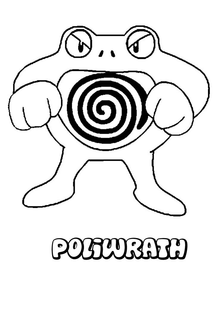 749x1060 Poliwrath Pokemon Coloring Page. More Water Pokemon Coloring