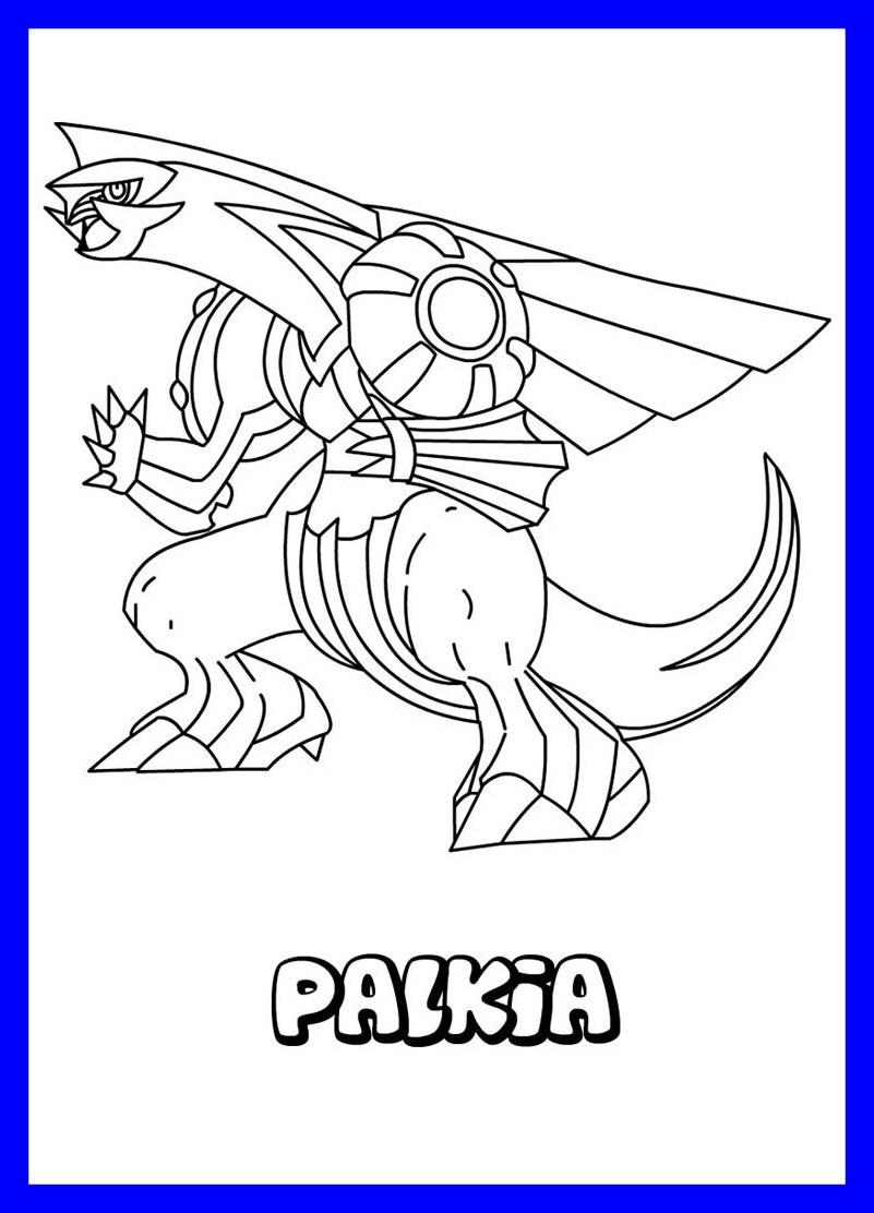 801x1112 Incredible Palkia Pokemon Coloring Page More Water Sheets On Pics