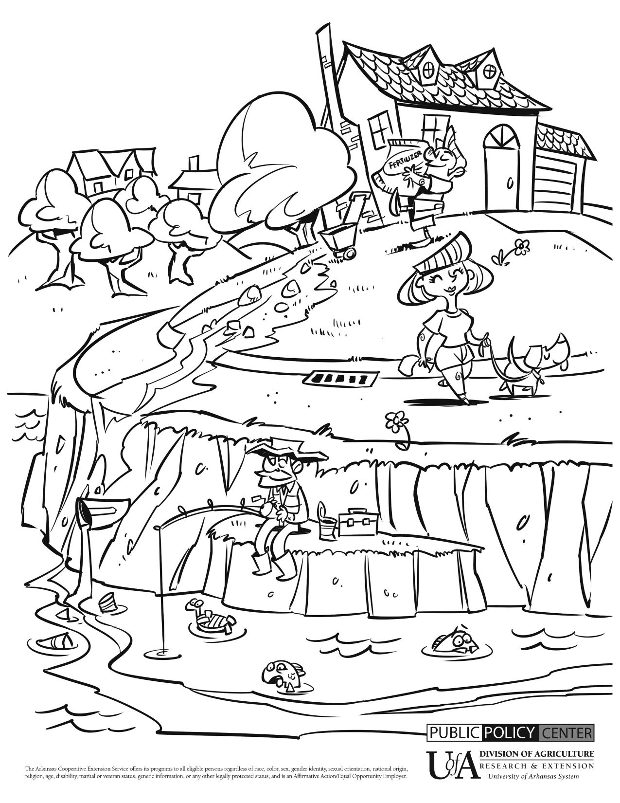 1275x1650 Marvelous Water Pollution Coloring Betterlesson In Land And Page