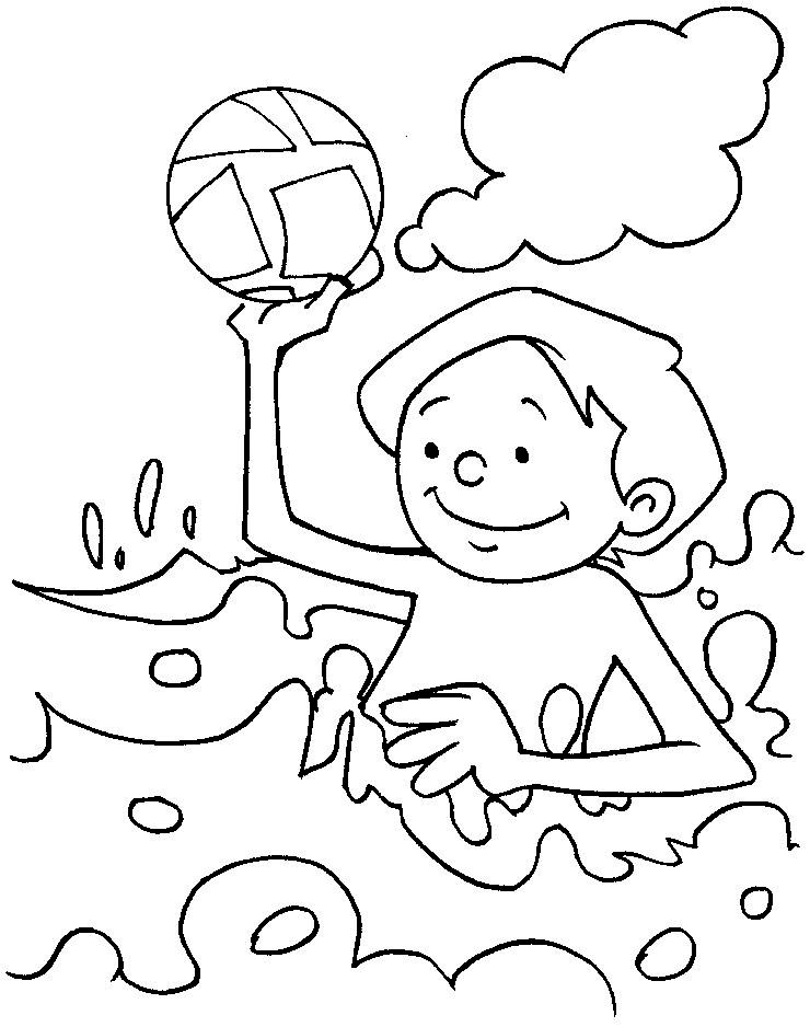 Water Slide Coloring Page