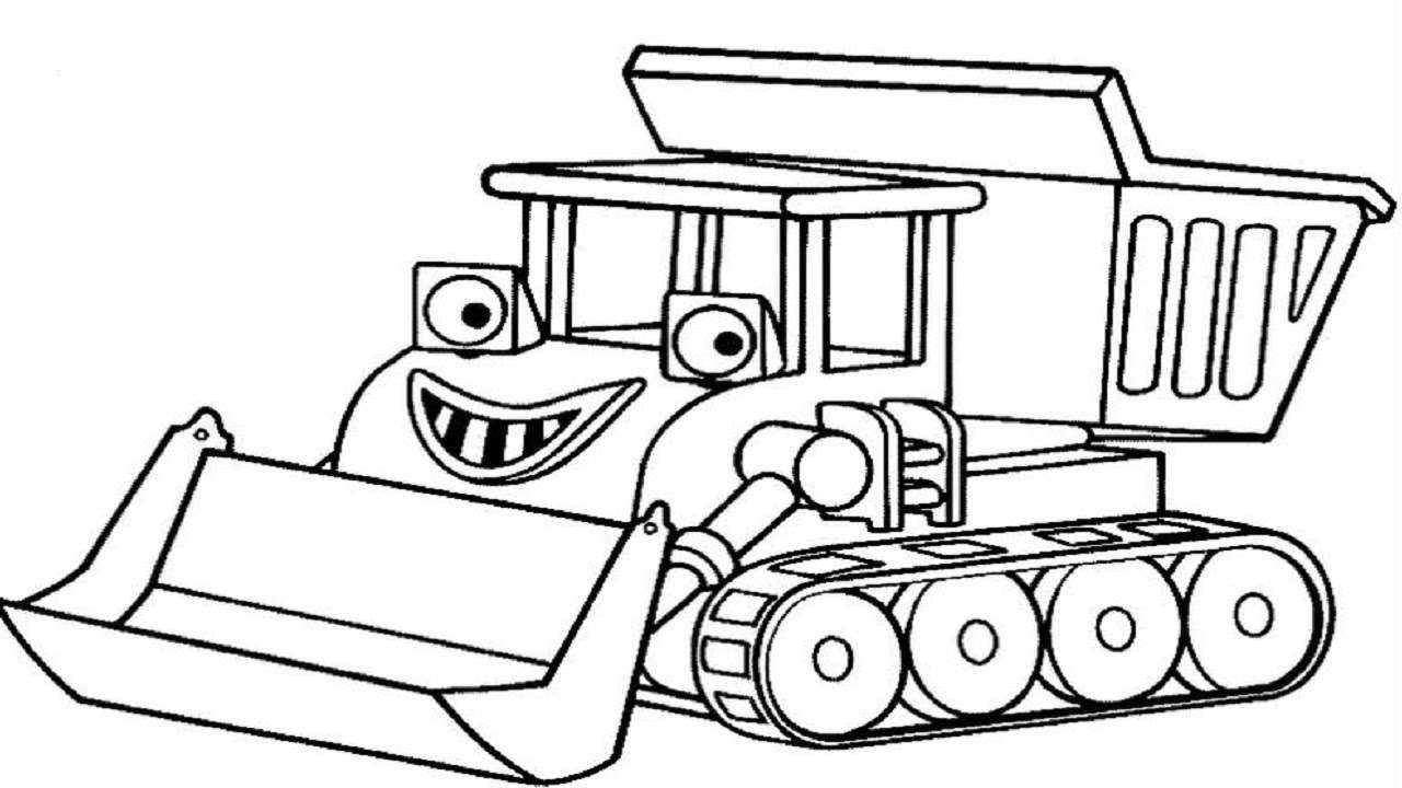 1280x720 How To Draw Bob The Builder Coloring Pages For Kids Learning
