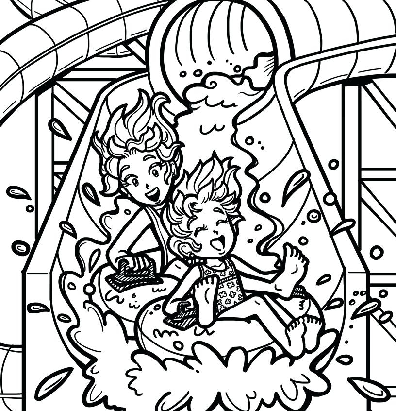 816x846 Water Park Coloring Pages Amazing Water Park Coloring Pages