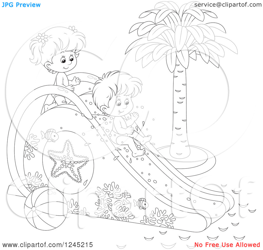 1080x1024 Water Slide Free Coloring Pages On Art Coloring Pages