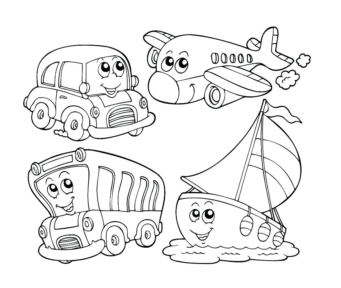 1088x921 Coloring Pages ~ Transportation Coloring Pages Train For Kids