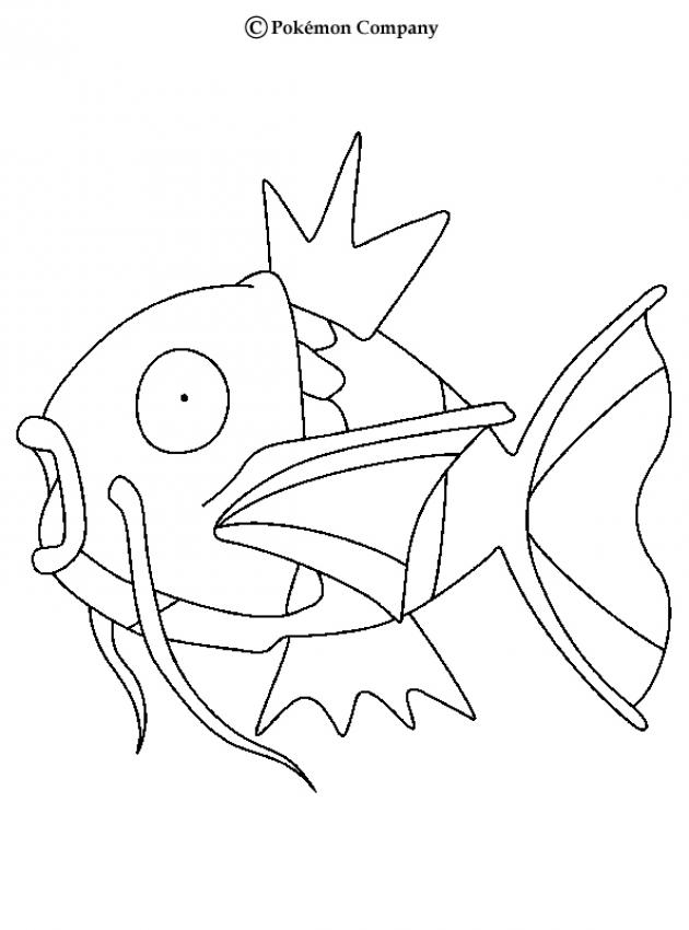 630x850 Magikarp Coloring Pages