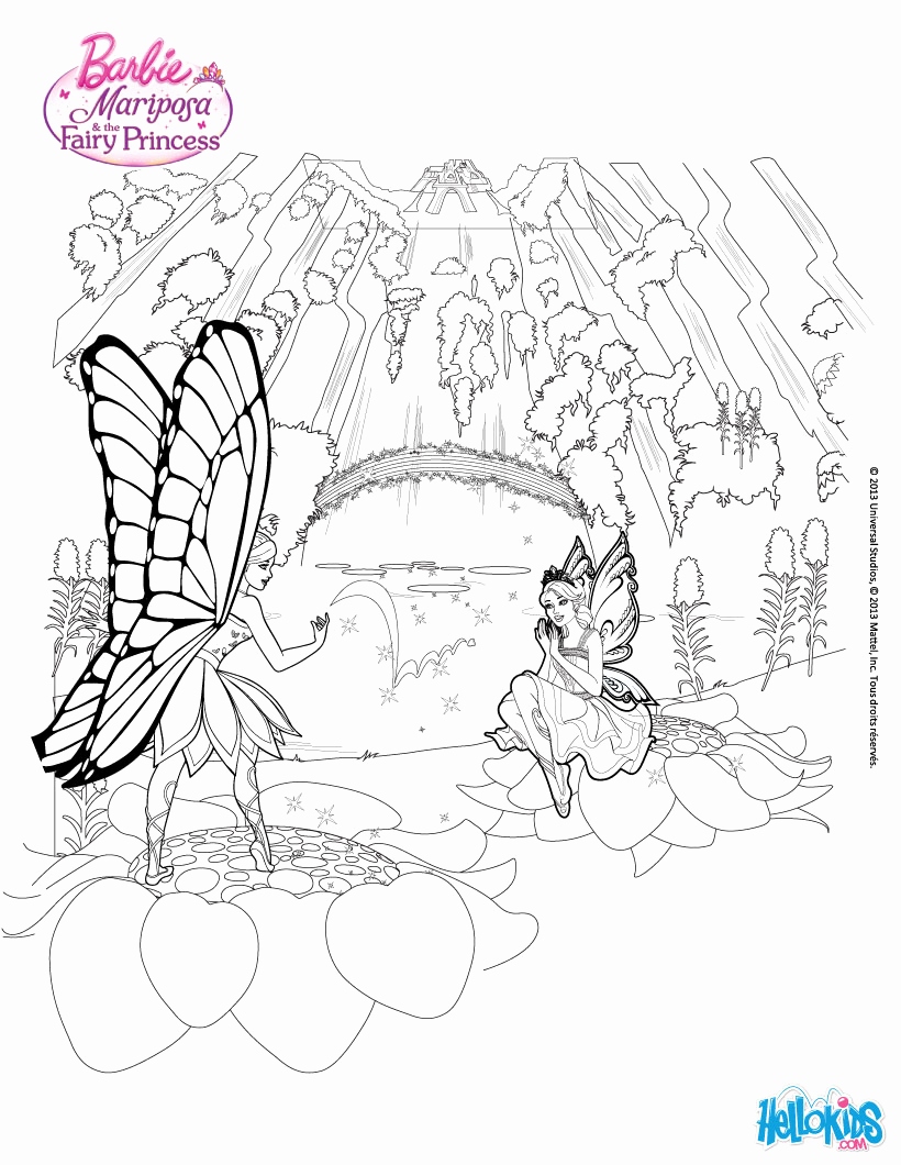 Waterfall Coloring Pages For Kids