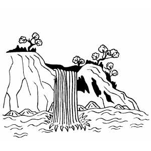 300x300 Coloring Pages For Kids Waterfall Coloring Pages For Kids