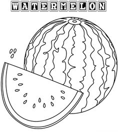236x265 Fresh Image Of Watermelon Coloring Page Fruit Coloring Page