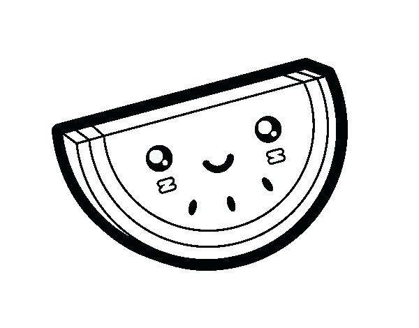 600x470 Watermelon Coloring Pages Coloring Collection