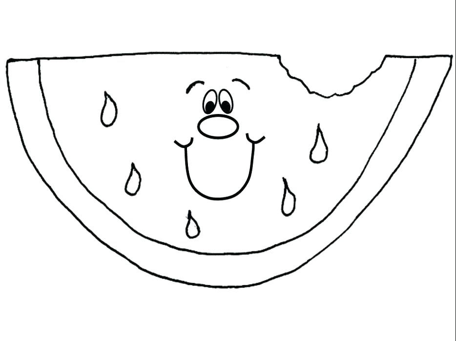 934x700 Watermelon Coloring Pages