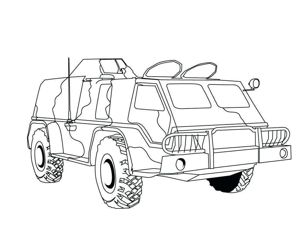 1060x820 Garbage Truck Coloring Pages Printable Outline Military Dump
