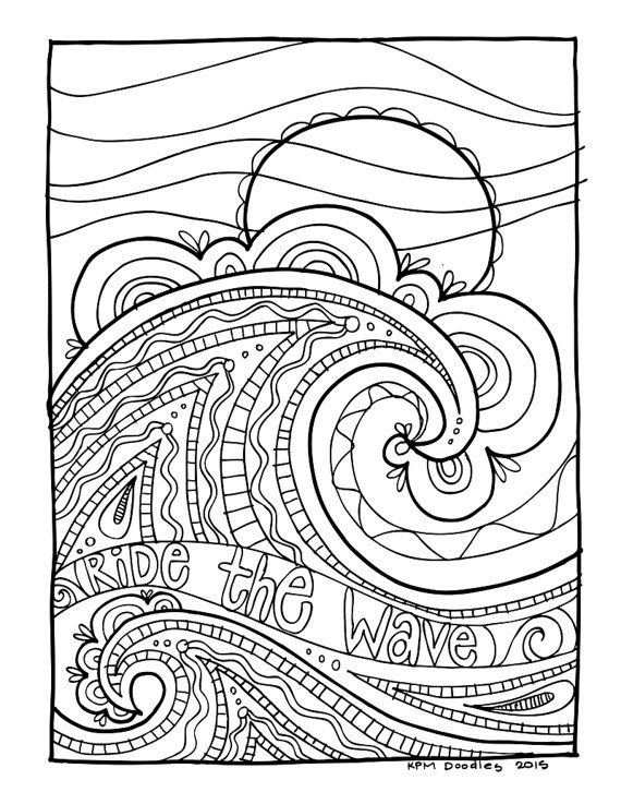 570x737 21 Waves Coloring Page Printable Free Coloring Pages