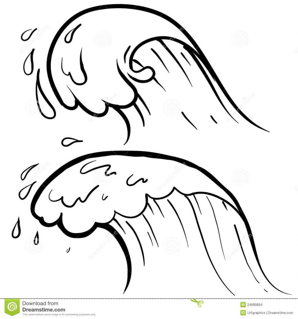 970x1037 Coloring Pages Of Waves 5