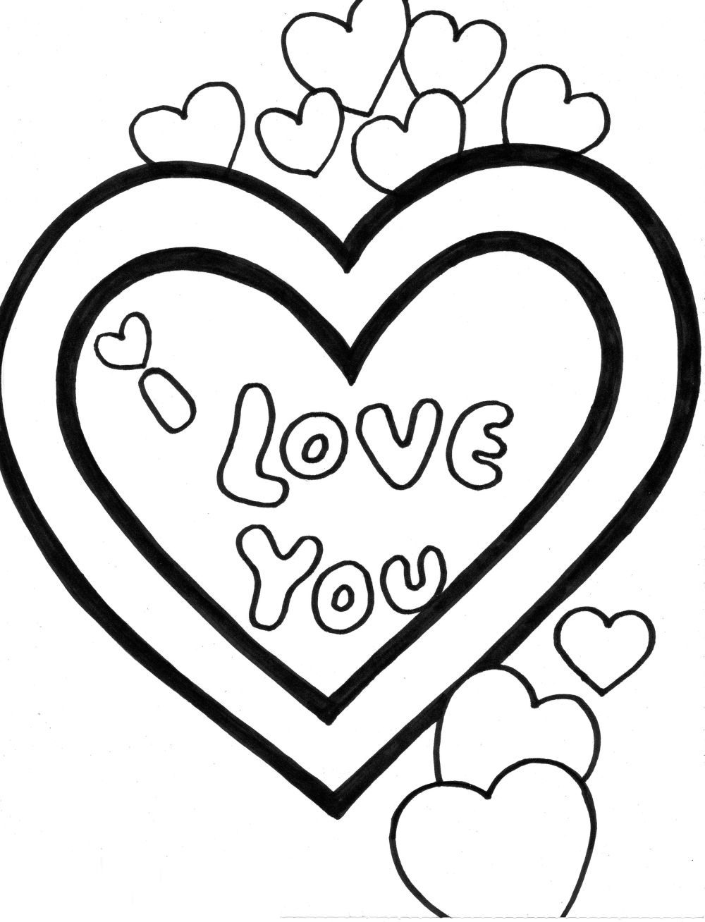 1000x1308 I Love You Coloring Pages Fresh I Love You Coloring Pages