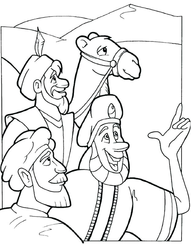 624x802 Three Kings Coloring Pages Wise Men Coloring Pages The Wise Men