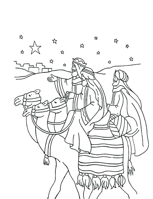 600x776 Wise Men Coloring Page Wise Men Coloring Pages The Wise Man