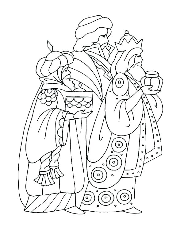 600x776 Three Kings Coloring Pages Grandmaman.site