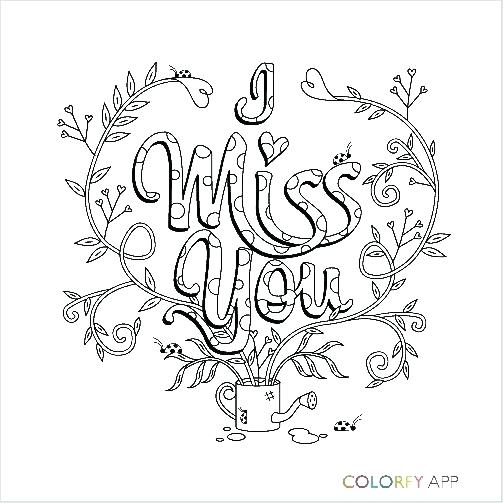 503x503 We Will Miss You Coloring Pages Coloring Pages For Kids Pdf