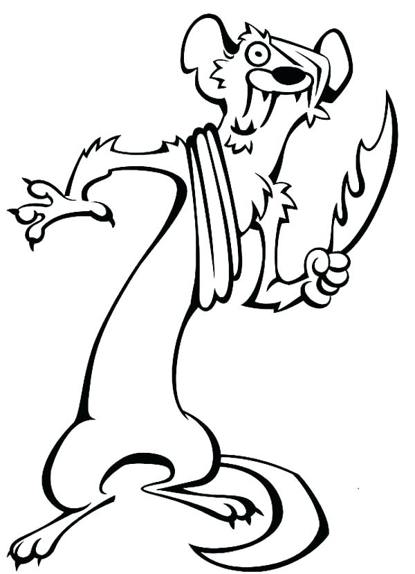 600x829 Ice Age Coloring Pages Ice Age Coloring Pages Ice Age 4 Shira